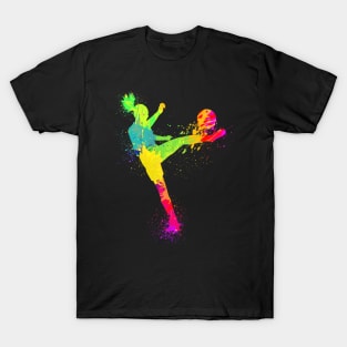 Cool Soccer Design For Girls Soccer Player Sport Lover T-Shirt